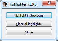 Highlighter v1.0.0 GUI